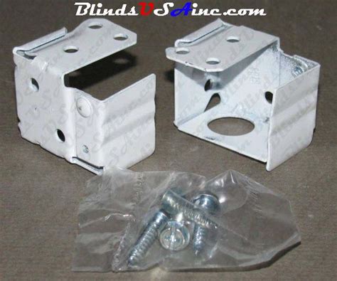 old metal minnie blinds end brackets|mini blind box end bracket.